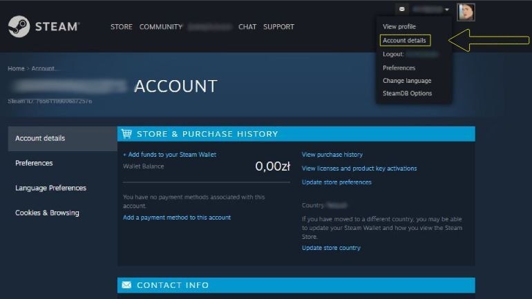 SIGN IN STEAM STORE